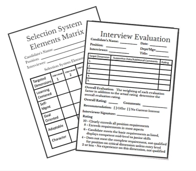 consistent interview process