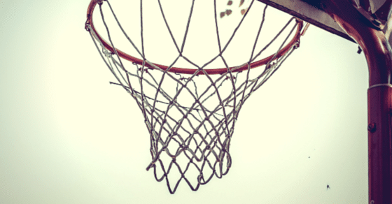 March Madness Basketball hoop