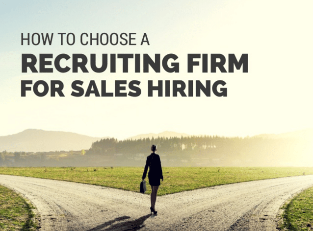 recruiting firm for sales hiring