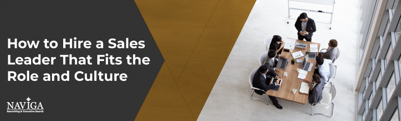 hire a sales leader