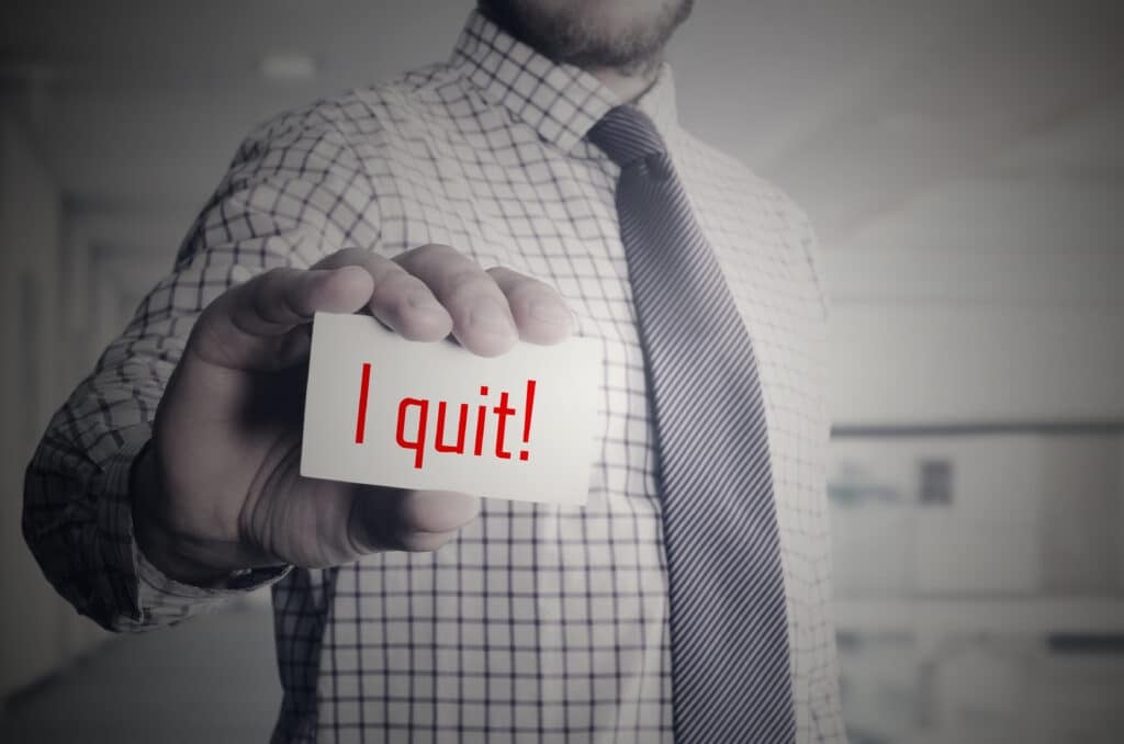 employees quit