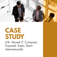 sales recruiting for international companies