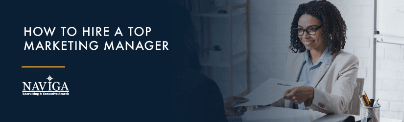 hire a marketing manager